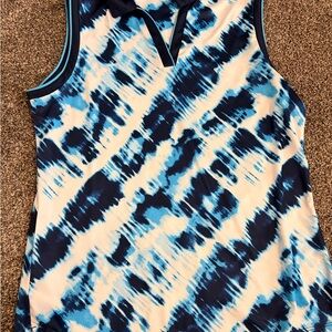 Grand Slam Navy and Cream Tank Top